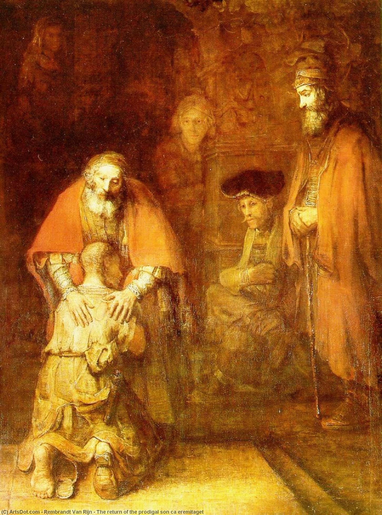 Rembrandt Van Rijn The Return Of The Prodigal Son Ca Eremitaget