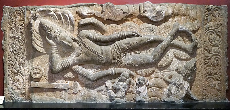 800px A Sculpture Of Sleeping Vishnu Hindu Deity At Museum CSMVS